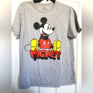 Disney Men Gray T-Shirt
